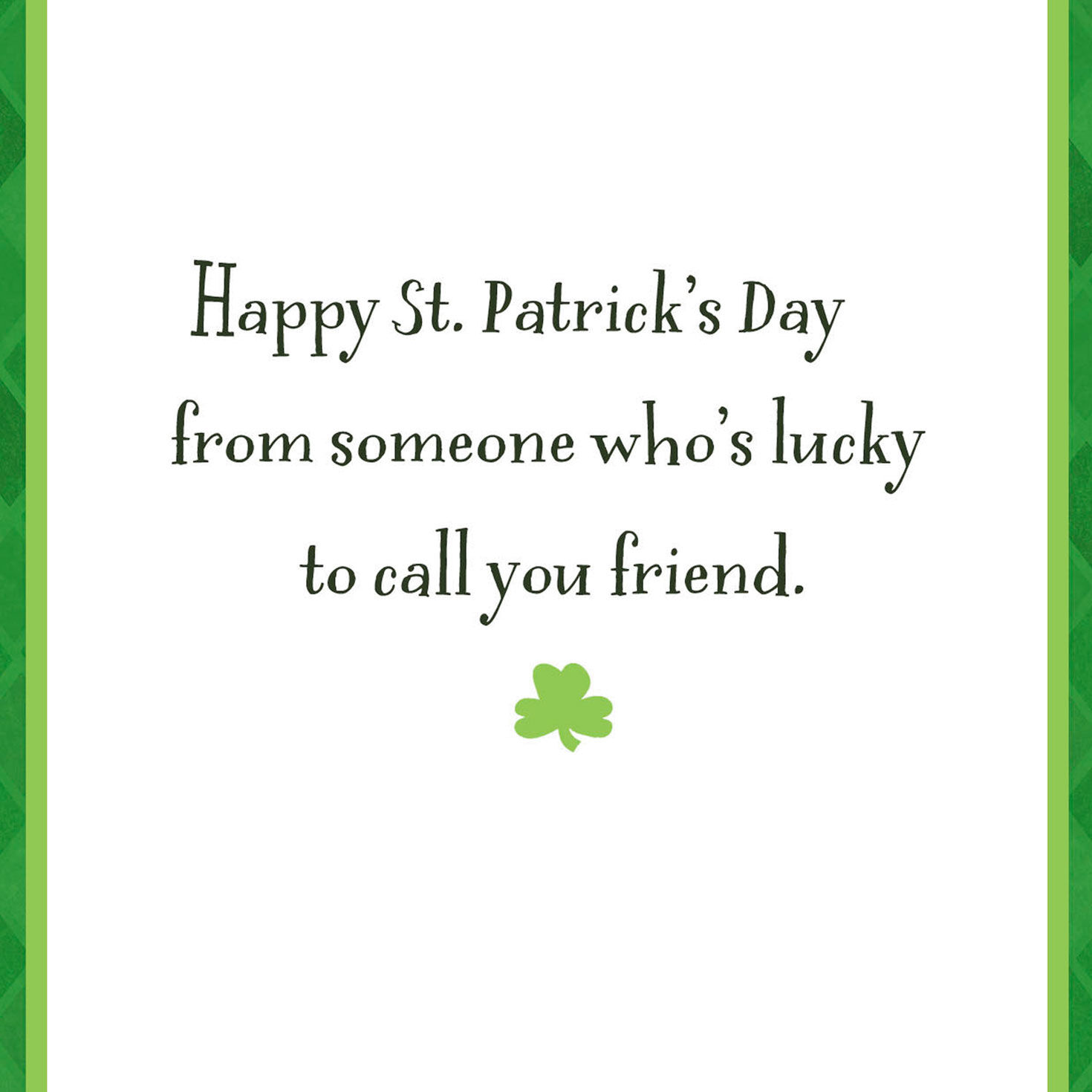 Lucky to Call You a Friend St. Patrick's Day Card, , large image number 2