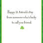 Lucky to Call You a Friend St. Patrick's Day Card, , large image number 2