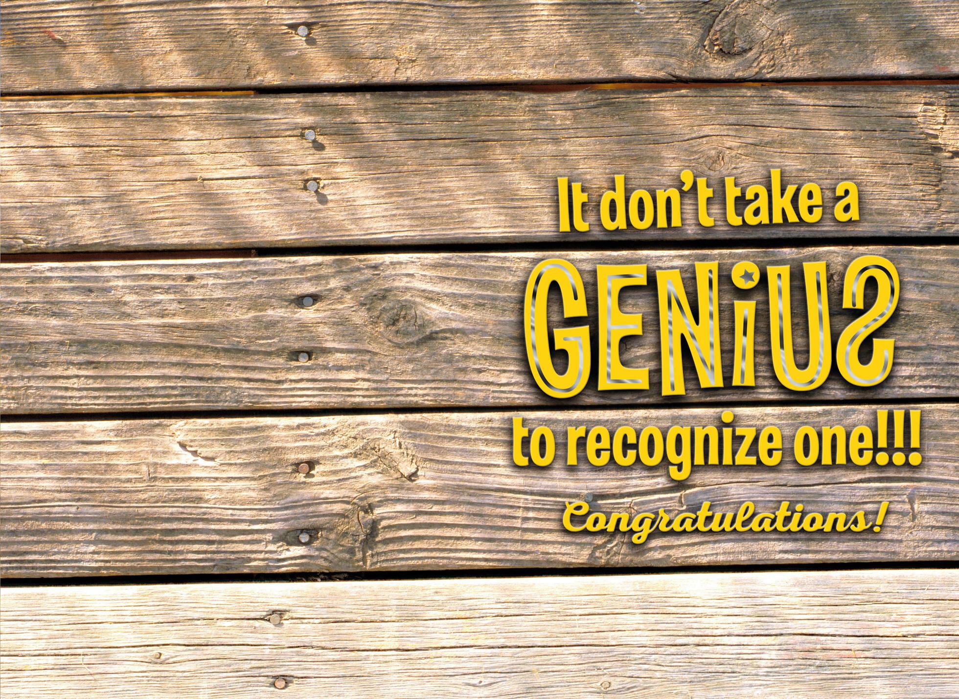 U R Smart Graduation Card
