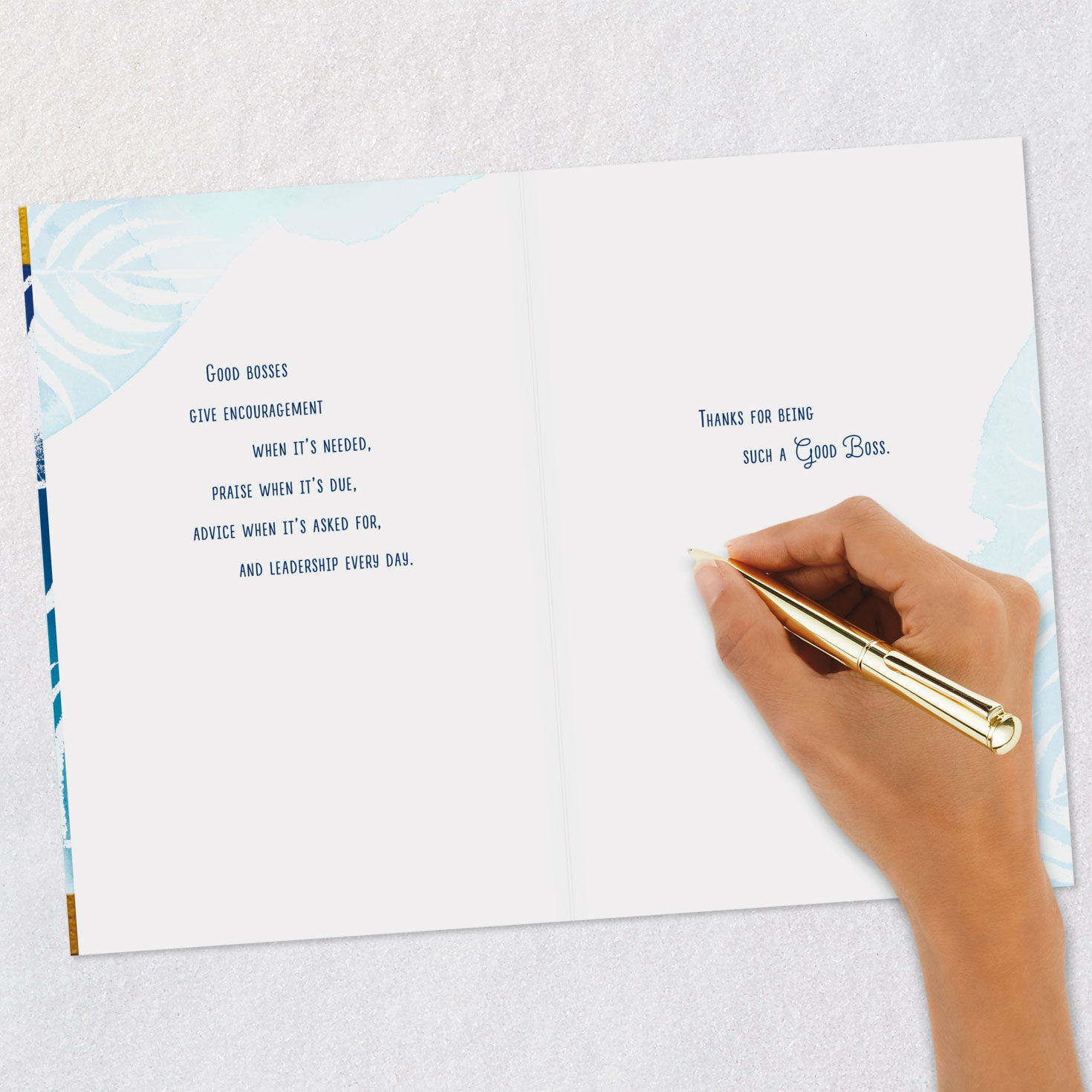 Thanks for Being Such a Good Boss Boss's Day Card for only USD 3.99 | Hallmark