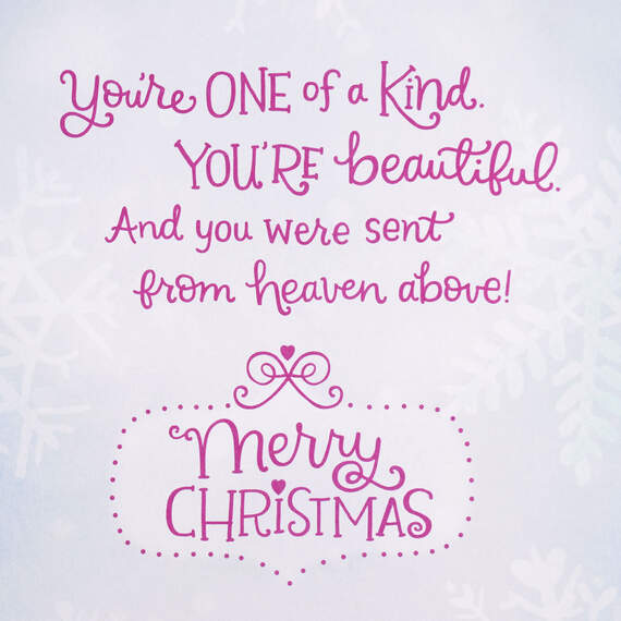 One of a Kind Granddaughter Christmas Card - Greeting Cards | Hallmark