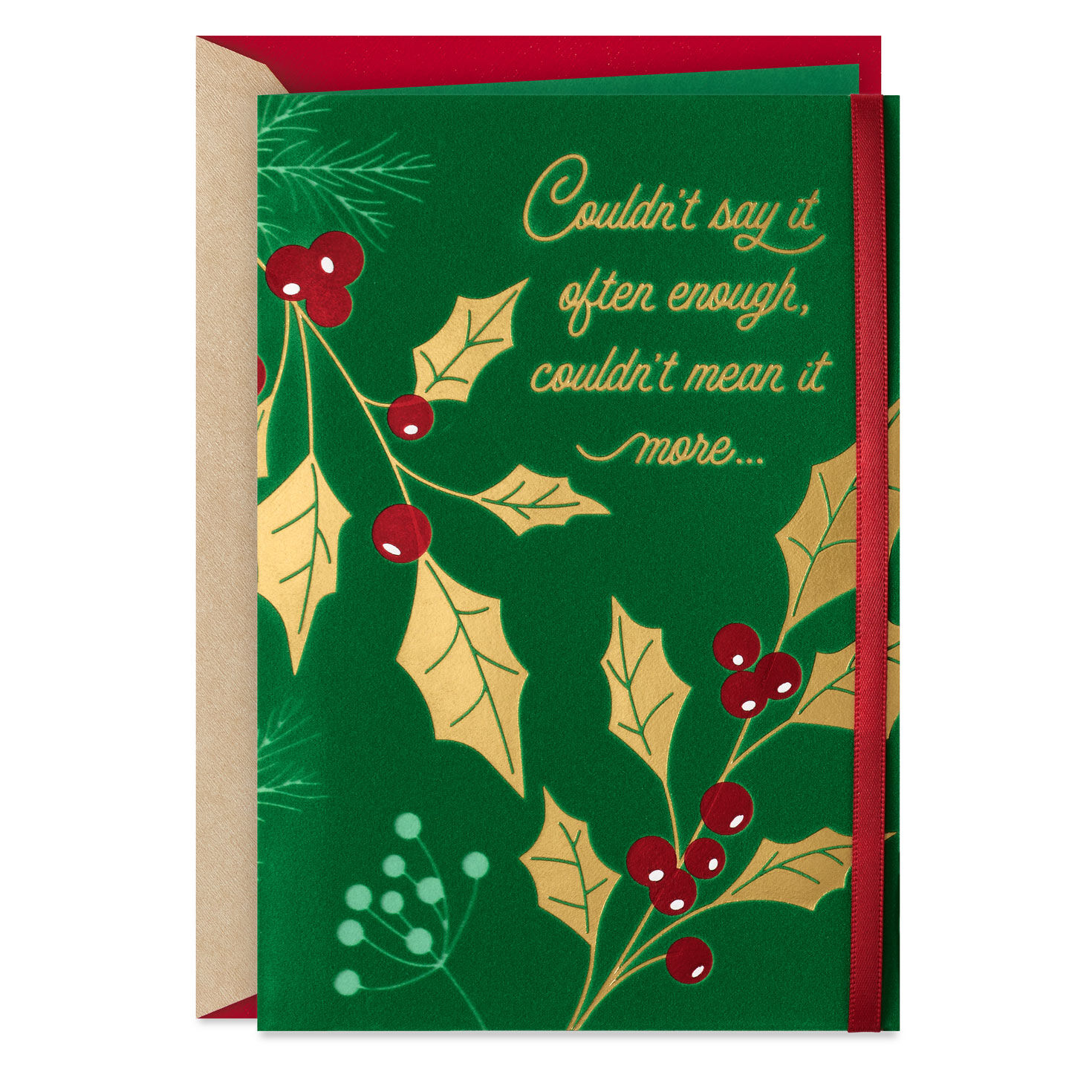 You're a Truly Good Man Romantic Christmas Card for Him