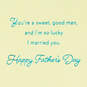 So Lucky I Married You Father's Day Card for Husband, , large image number 3