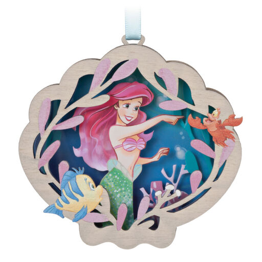 Disney The Little Mermaid Ariel and Friends Papercraft Ornament, 