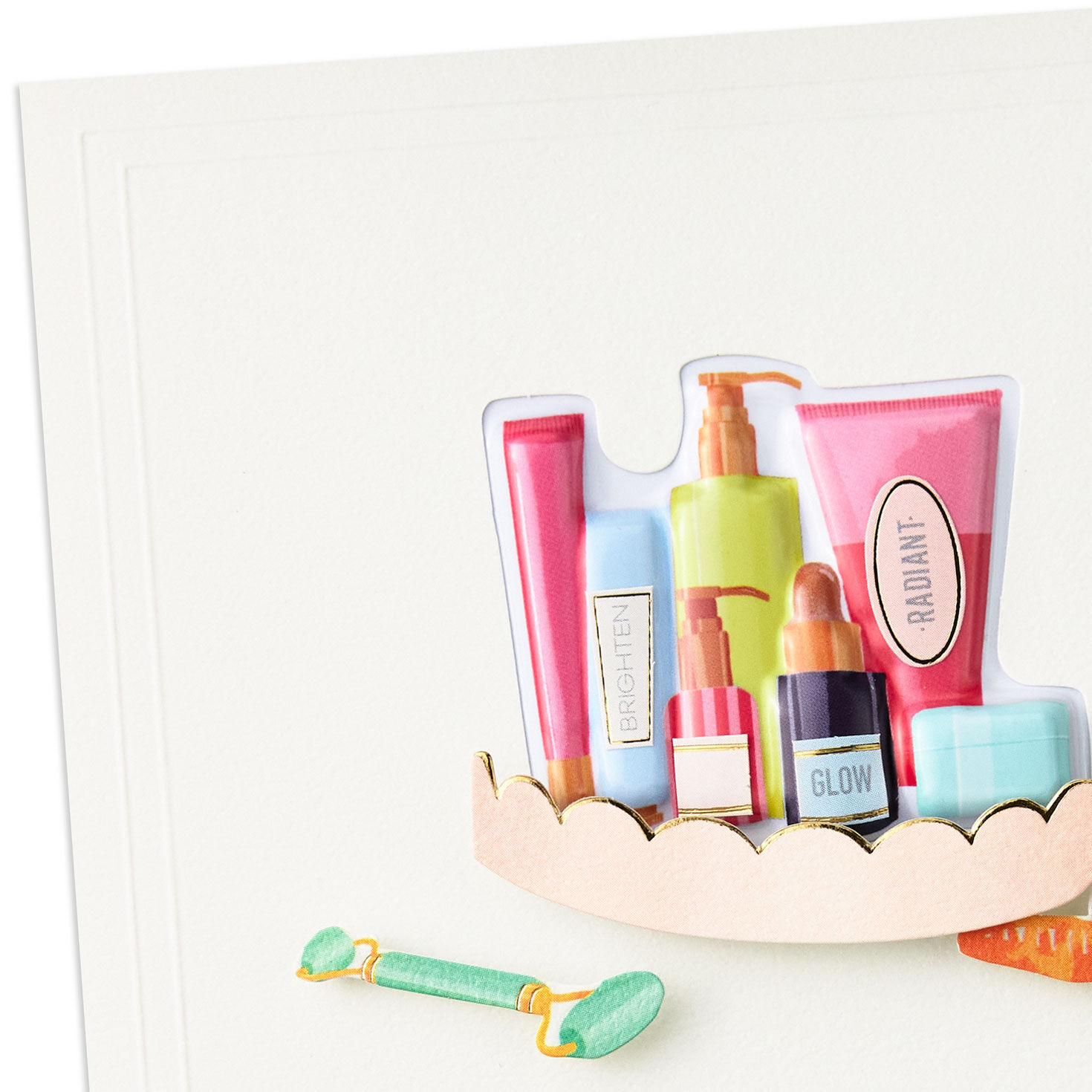 Beauty Products Skincare Blank Card Card Front Detail image number 3