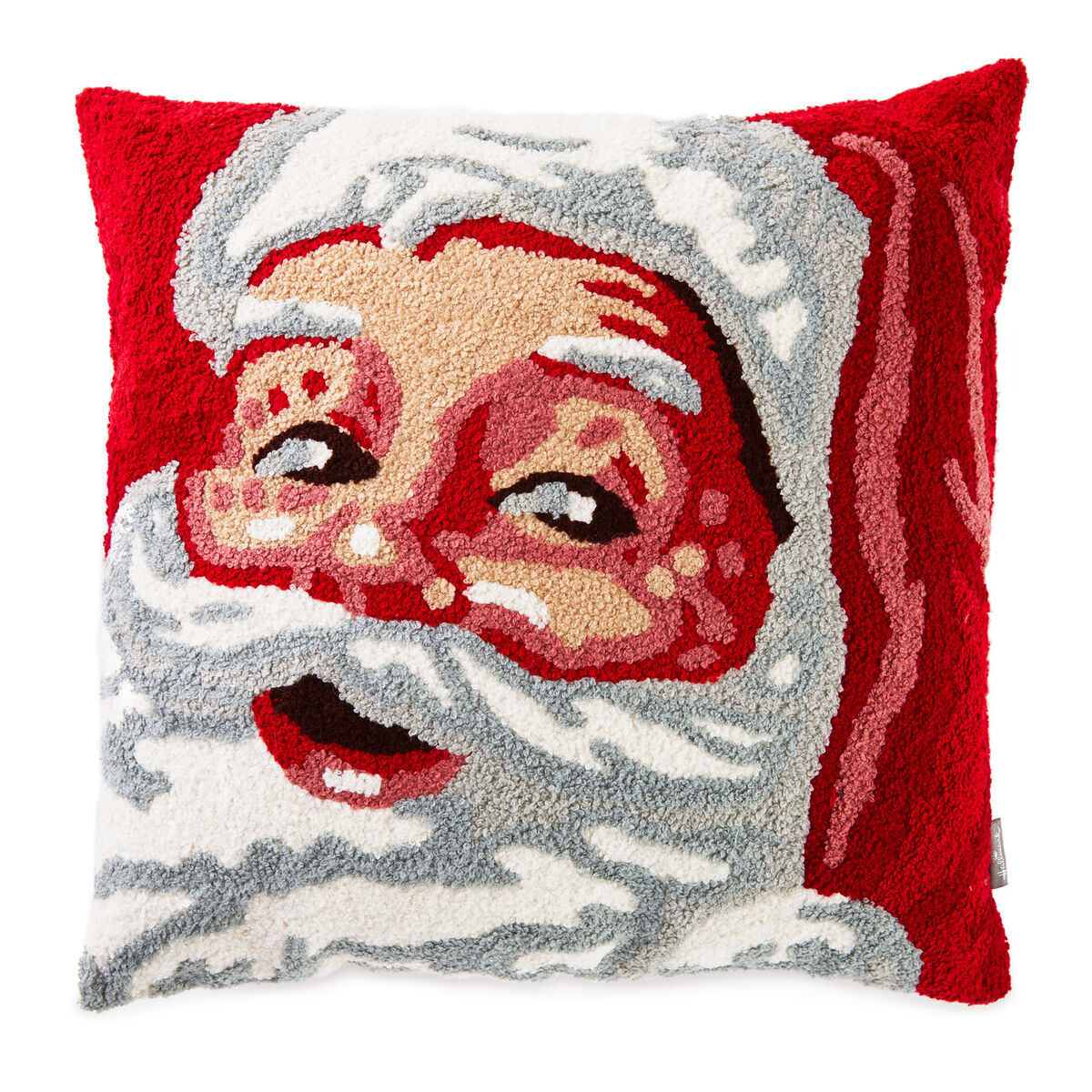 Embroidered Santa Throw Pillow, 16x16 Pillows & Blankets Hallmark
