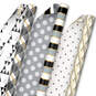Mod Patterns 3-Pack Wrapping Paper, Ribbon and Sticker Tags, , large image number 4