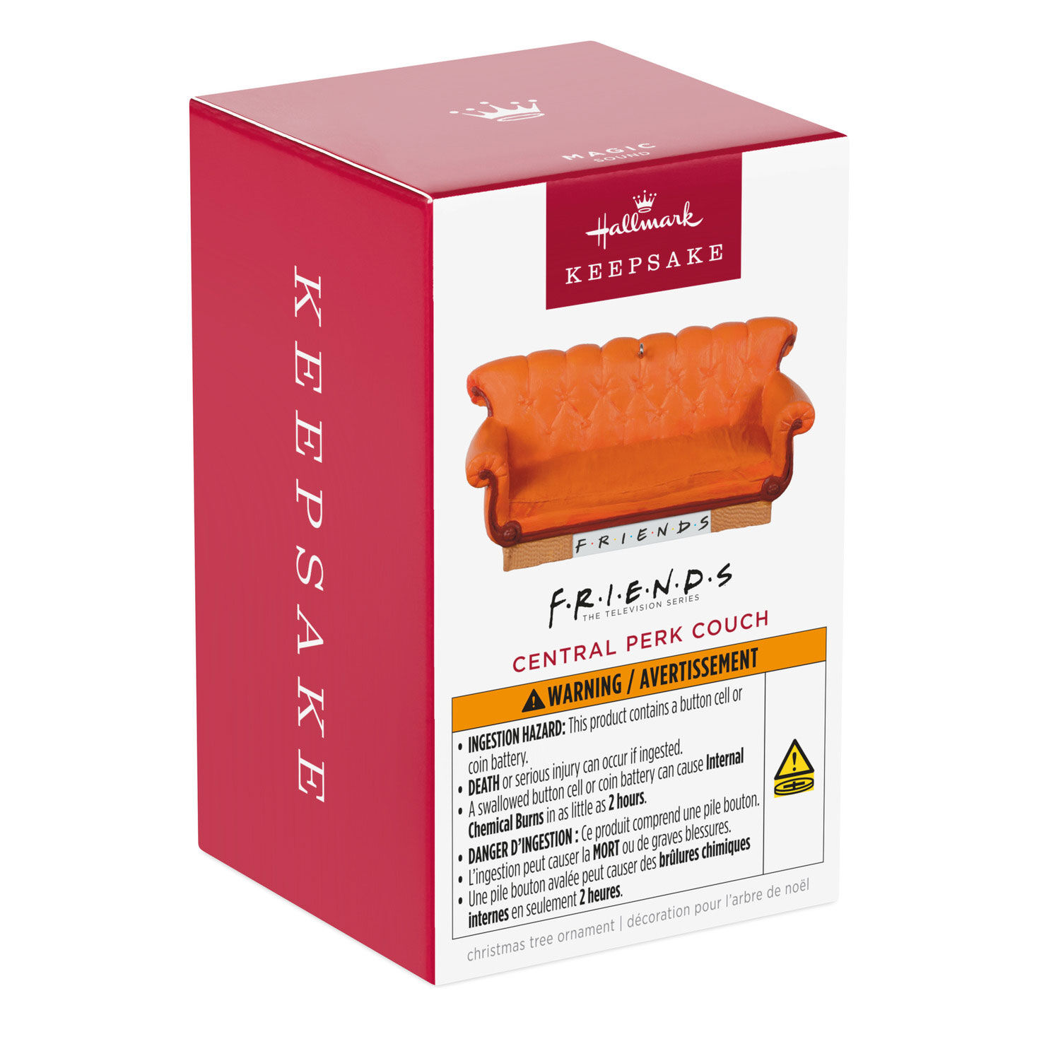 Friends Central Perk Couch Keepsake Ornament package front image number 7