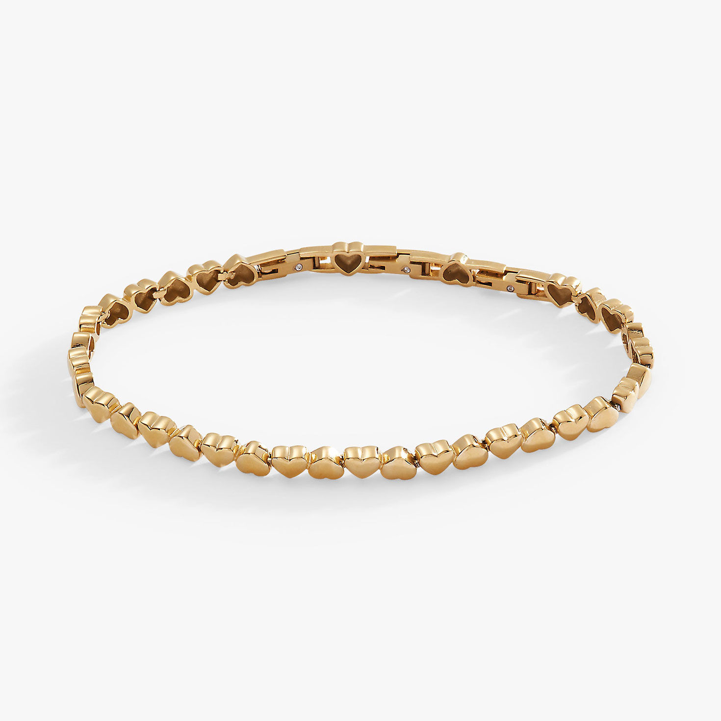 Alex And Ani Heart Charm Tennis Bracelet