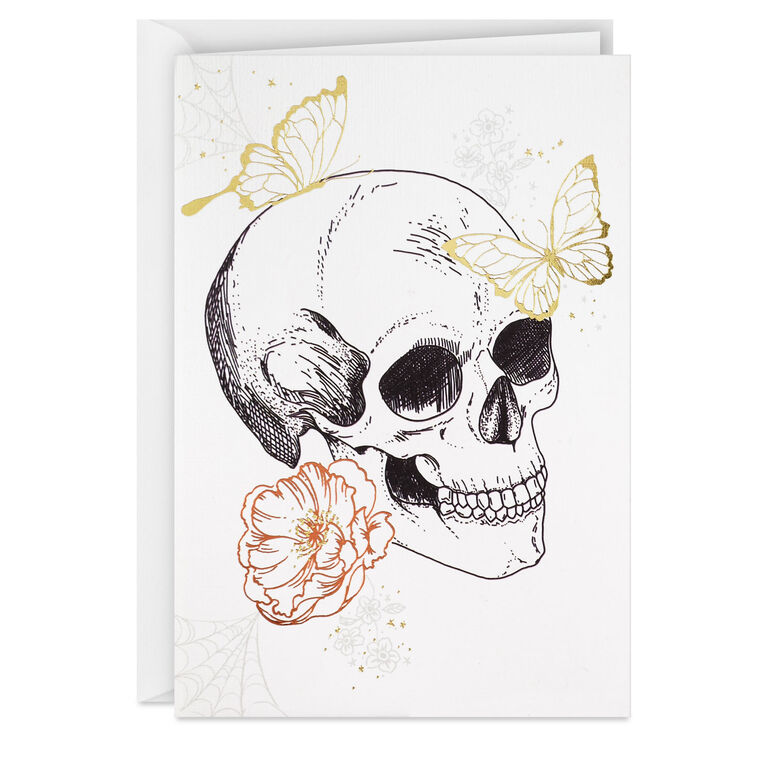 Love You From My Skull to My Soul Halloween Card