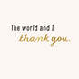 You Happy Up the World Video Greeting Thank-You Card, , large image number 2