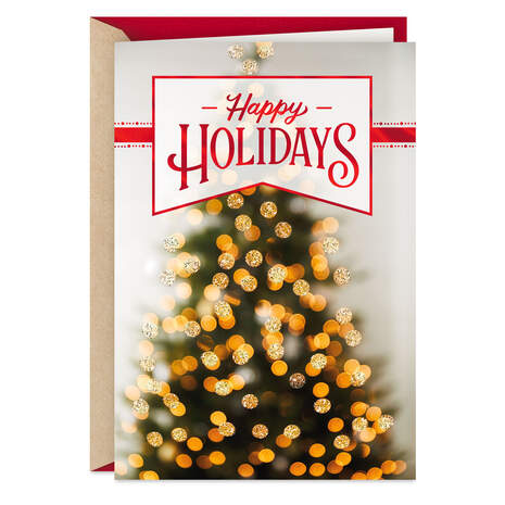 Hope You Feel Happy and Loved Christmas Card, , large