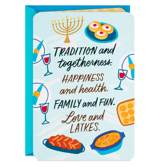 Family and Fun Hanukkah Card For All, , large image number 1