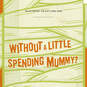 Little Spending Mummy Money Holder Halloween Card, , large image number 2