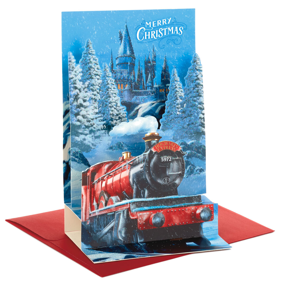 Harry Potter™ Hogwarts Express™ 3D Pop-Up Christmas Cards, Box of 8 - Boxed Cards - Hallmark