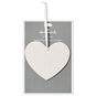 Die-Cut Embossed White Heart Gift Trim package image number 6
