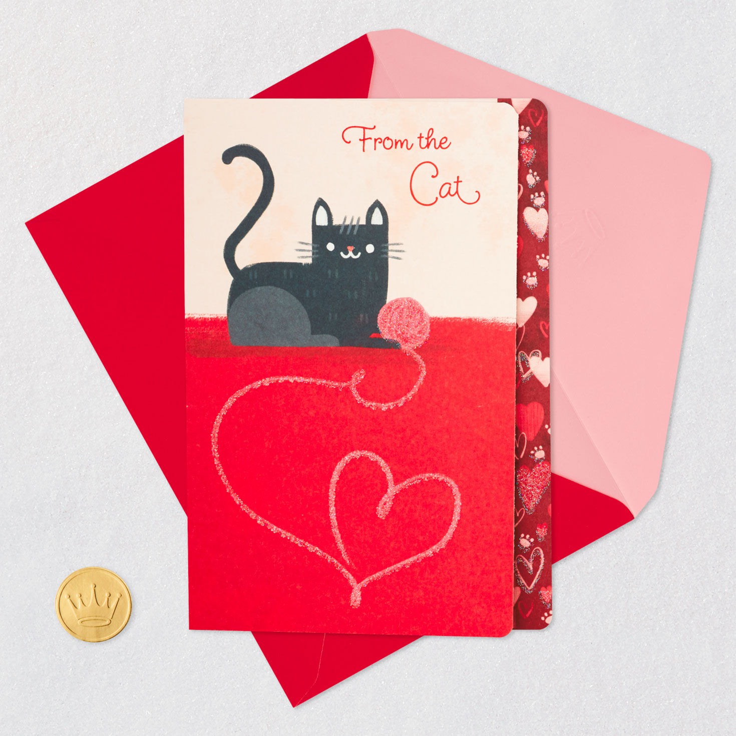 Pawsitively Purrfect Valentine's Day Card From the Cat for only USD 2.99 | Hallmark