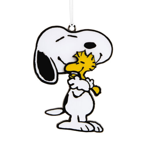 Peanuts® Snoopy and Woodstock Moving Metal Hallmark Ornament, 