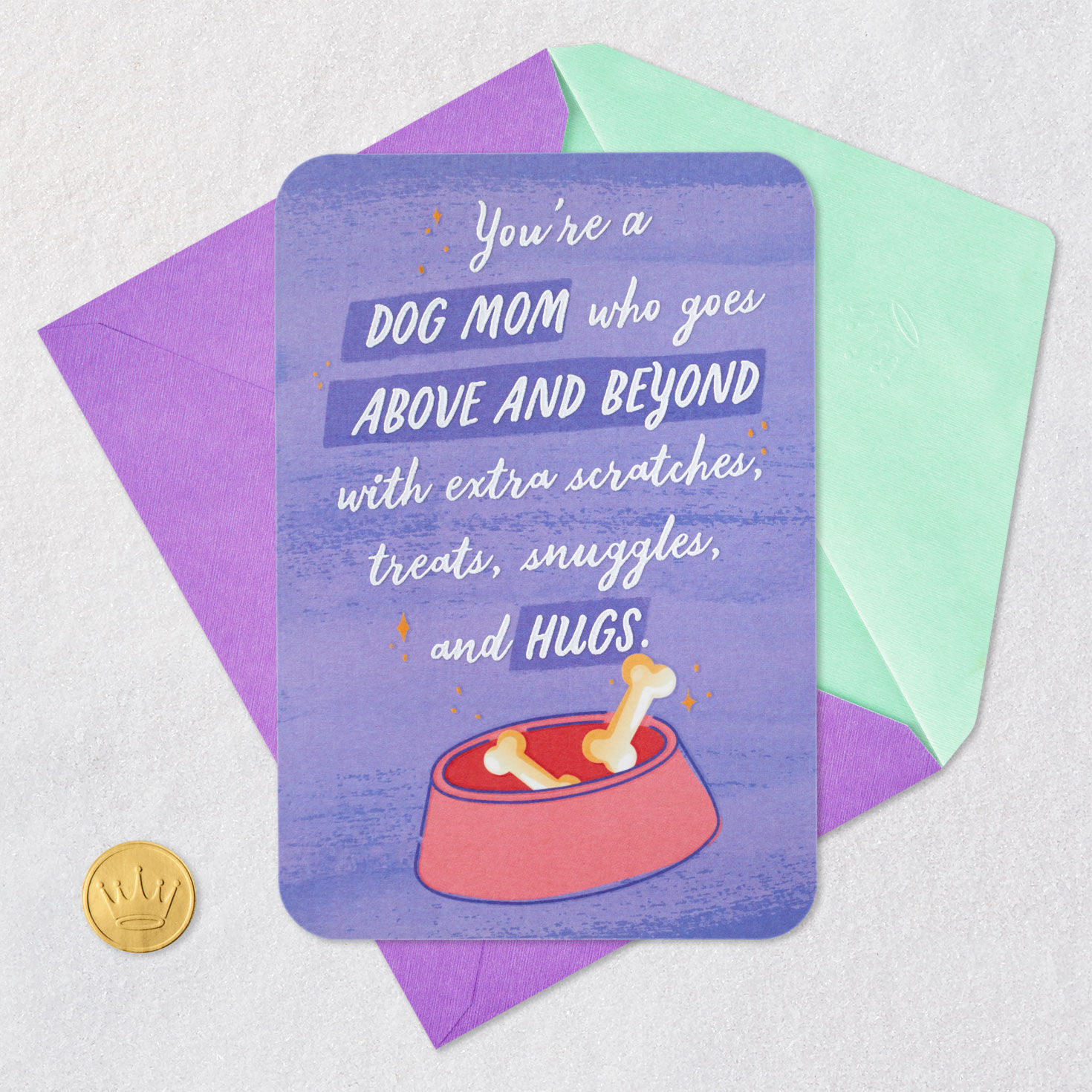 Love and Slobbery Kisses Mother's Day Card From the Dog, , large image number 5