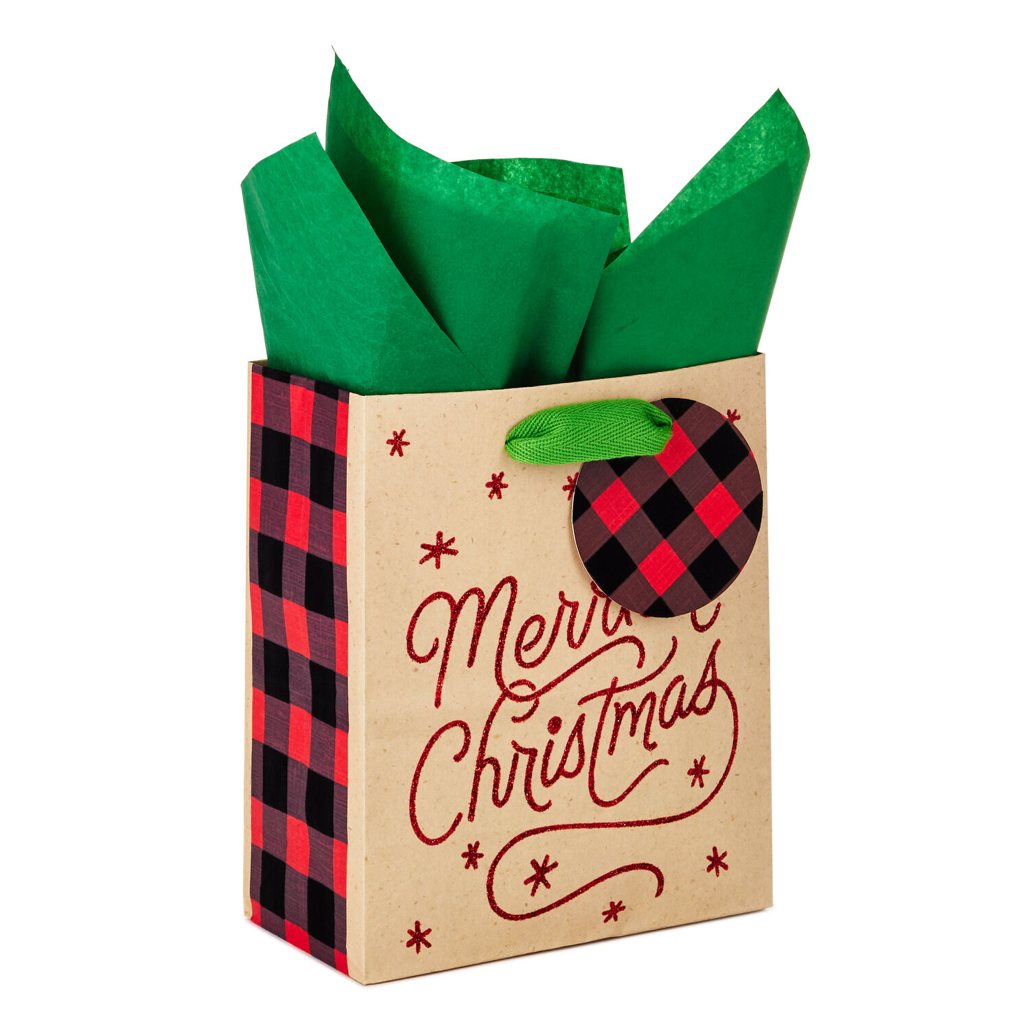 6 Merriest Christmas Gift Bag With Tissue And Gift Tag Gift Bags Hallmark
