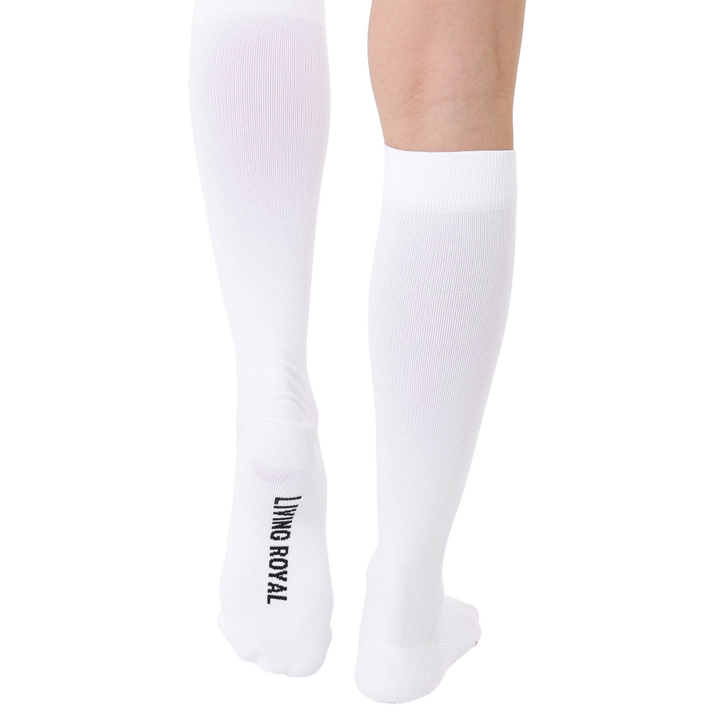 White Compression Socks from Living Royal back image number 3