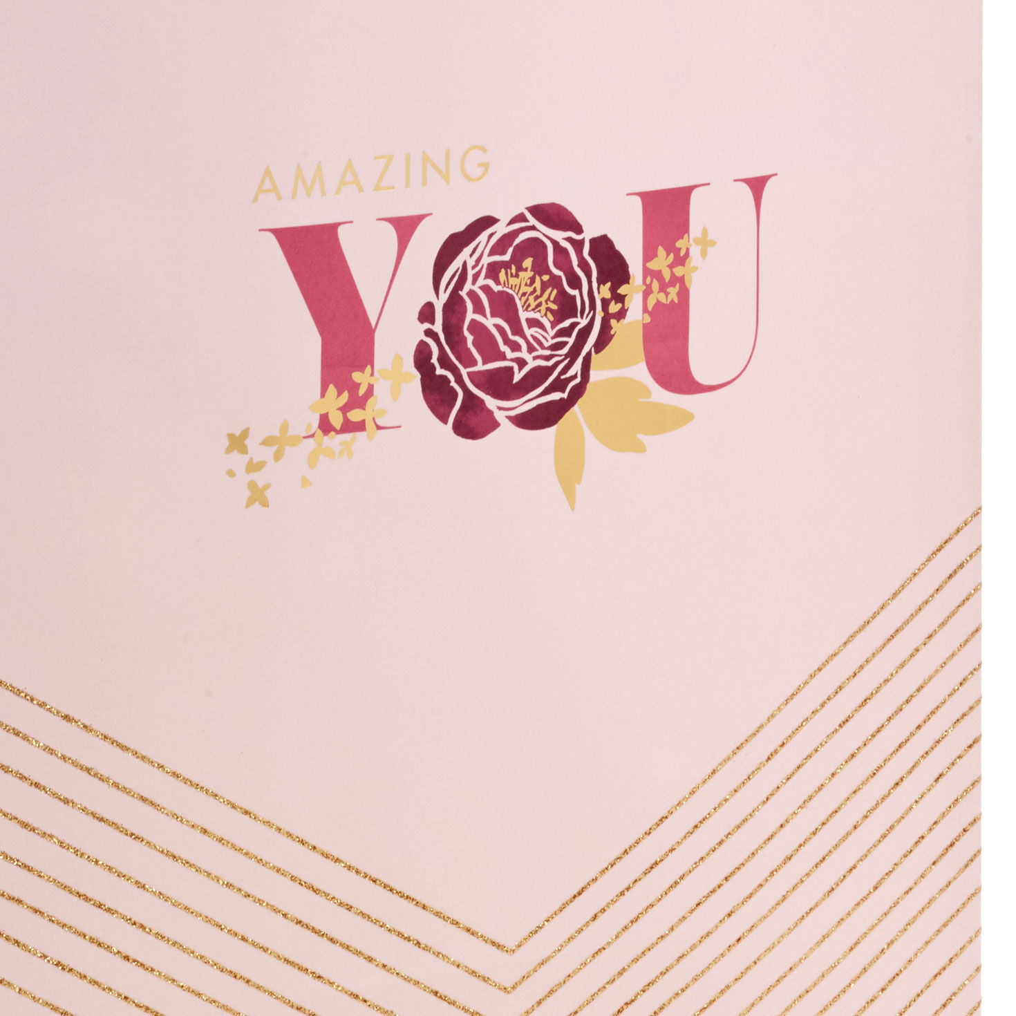 13" Amazing You Pink and Gold Large Gift Bag for only USD 4.99 | Hallmark