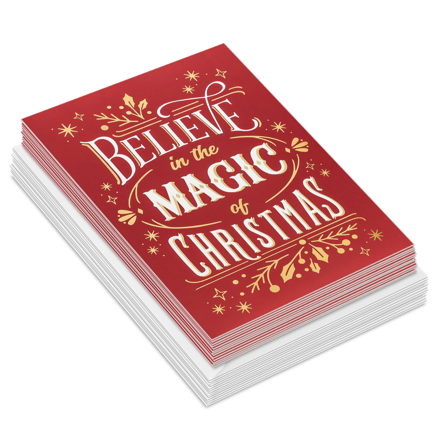 Believe in the Magic Boxed Christmas Cards, Pack of 16
