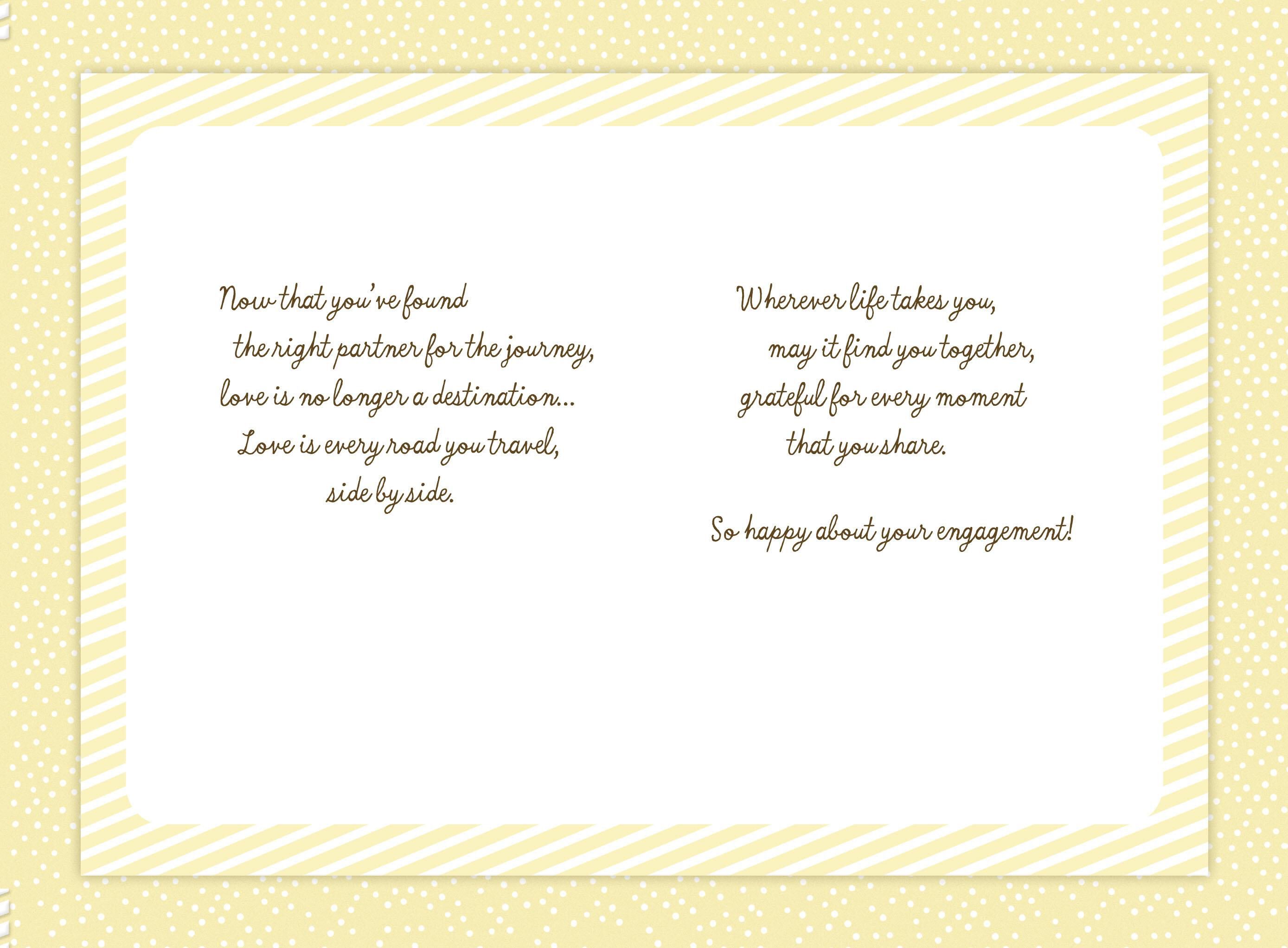 Hot Air Balloons Engagement Card