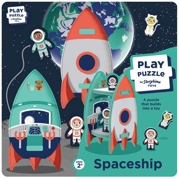 Storytime Toys 3D Space Ship Play Puzzle