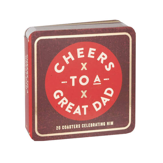 Cheers to a Great Dad Coaster Book