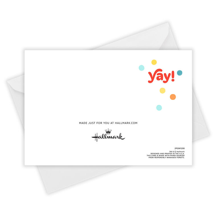 Personalized Full Photo Birthday Photo Card, 5x7 Horizontal, , large image number 5