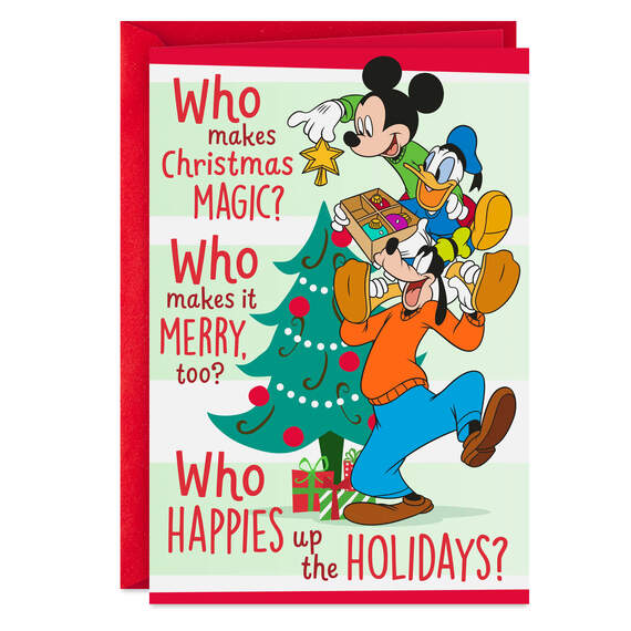 Disney Mickey Mouse and Friends A Kid Like You Christmas Card, , large image number 1