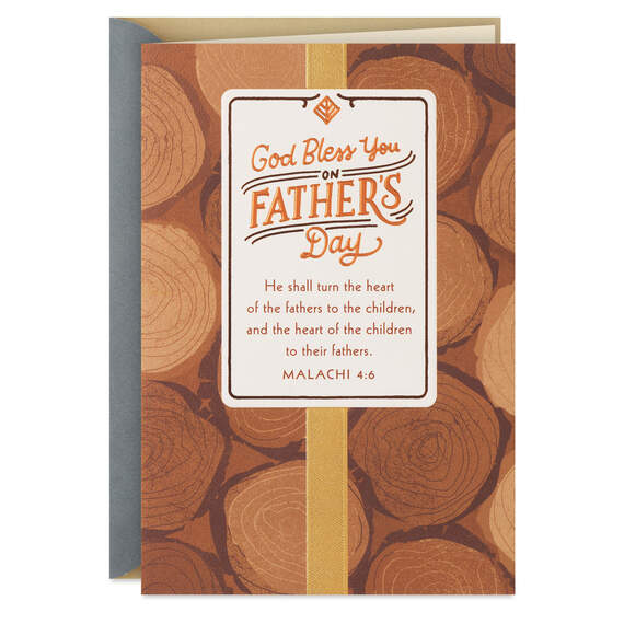 God Bless You Religious Father's Day Card
