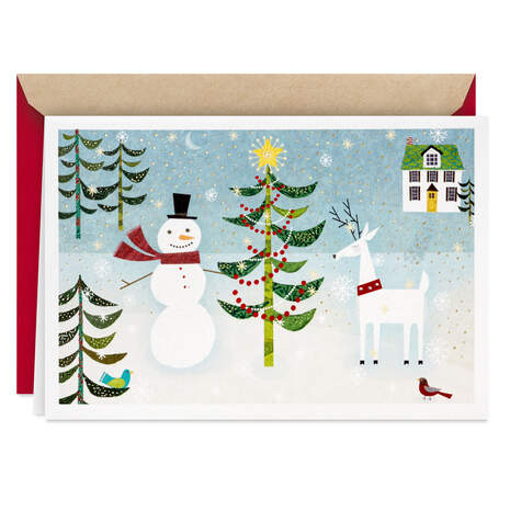 All the Happiness Christmas Card, , large