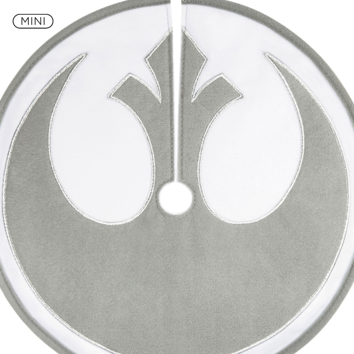 Star Wars Rebel Alliance Symbol Mini Tree Skirt closeup view image number 4