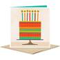 Colorful Birthday Cake Blank Card, , large image number 1