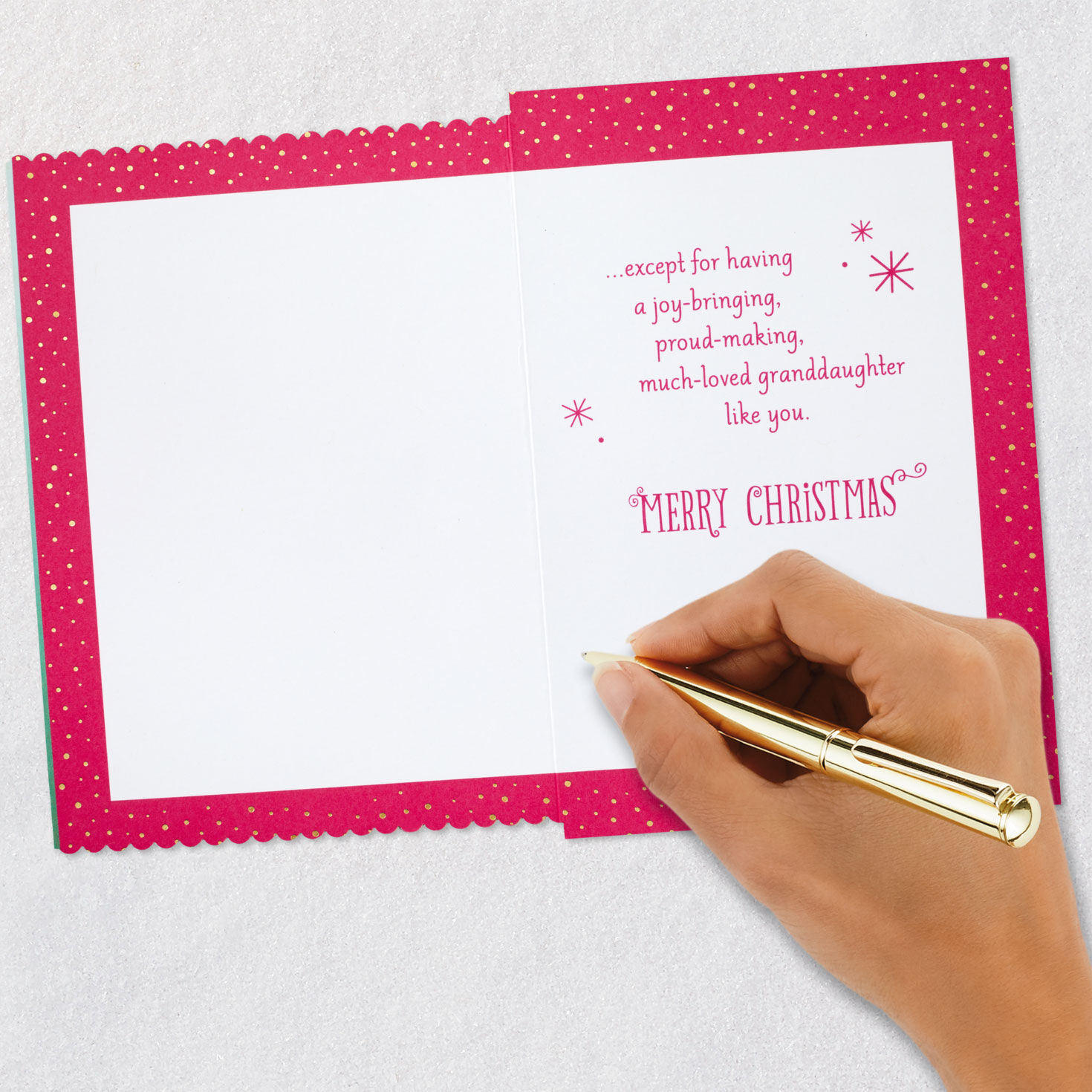 Joy, Pride and Love Christmas Card for Granddaughter for only USD 4.59 | Hallmark