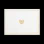 Glittery Gold Hearts Blank Note Cards, Box of 10, , large image number 4