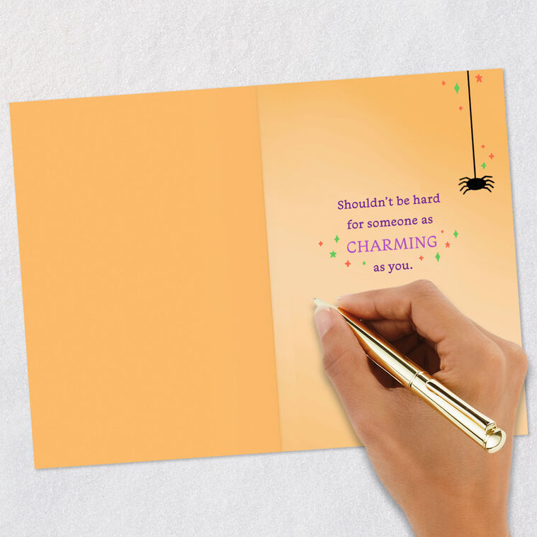 Crystal Ball and Black Cat Halloween Card Signing card image number 6