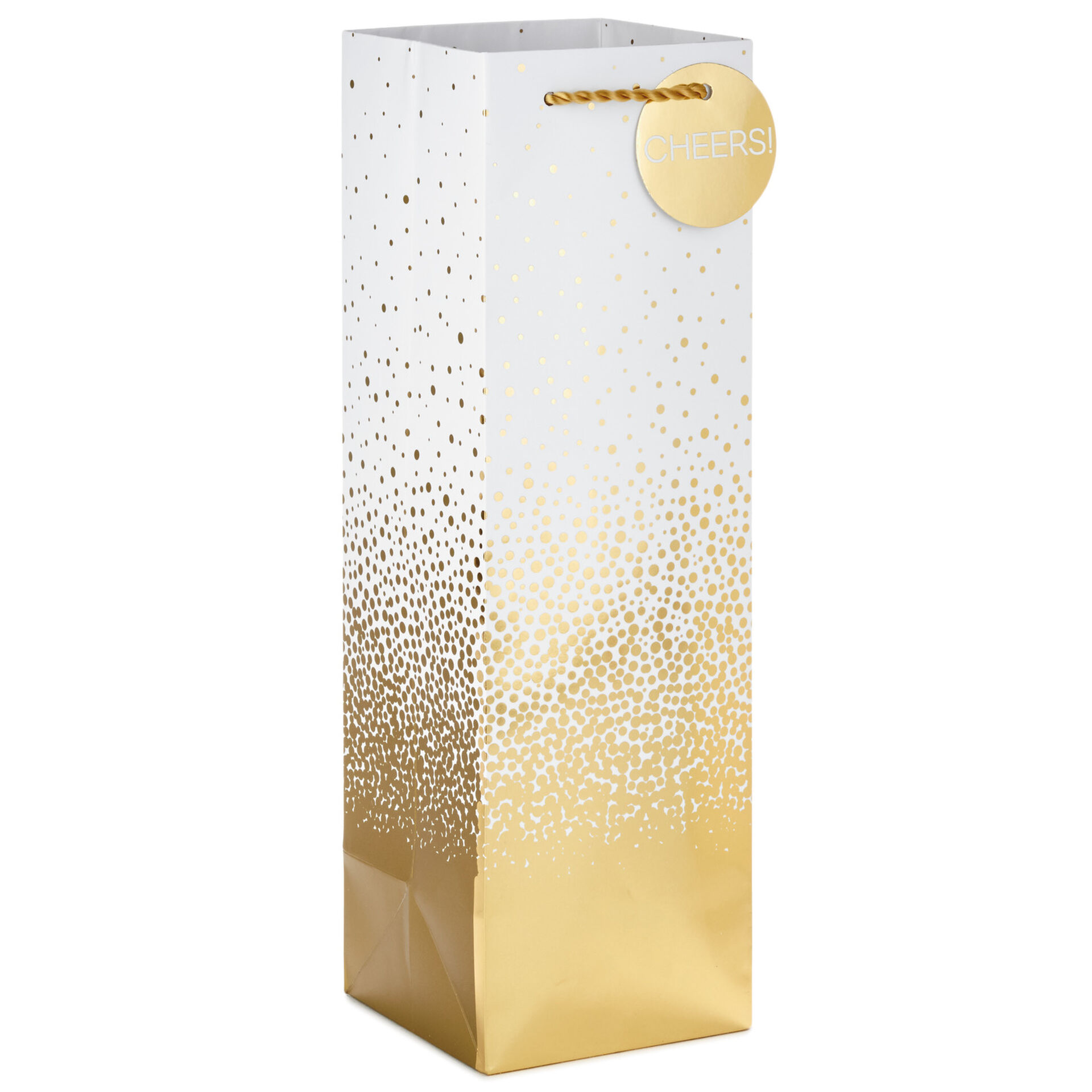 13" Gold Bubbles 4Pack Wine Bottle Gift Bags Gift Bag Sets Hallmark