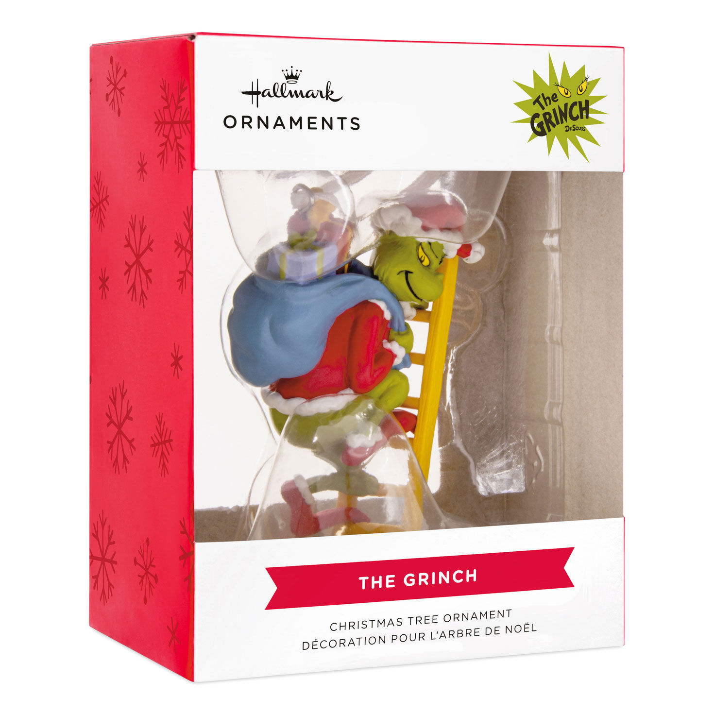 Dr. Seuss's How the Grinch Stole Christmas!™ Grinch on Ladder Hallmark Ornament for only USD 11.49 | Hallmark