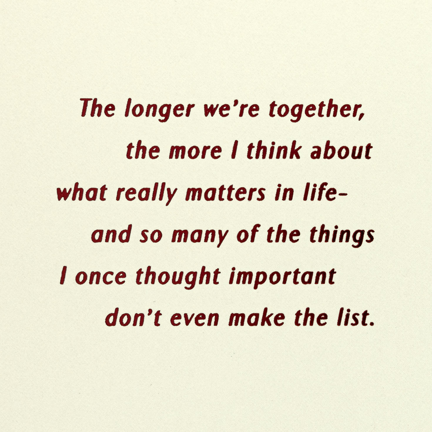 Red and Gold Hearts Romantic Valentine's Card for Him sentiment image number 2