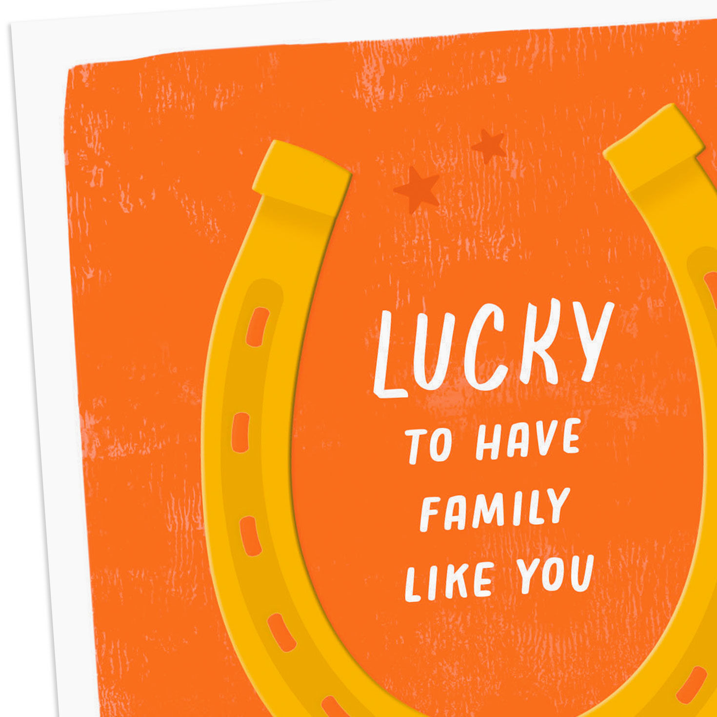Lucky Horseshoe Father's Day Card Card Front Detail image number 4