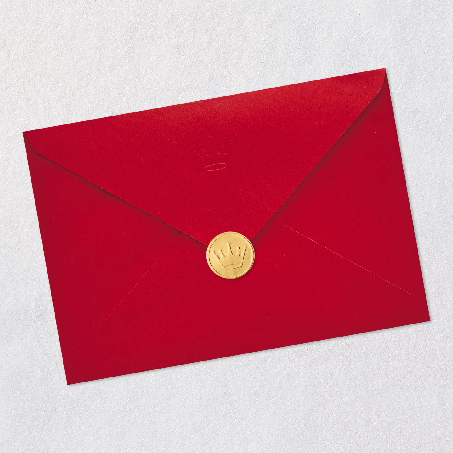 Heart and Leaves Husband Valentine's Day Card Envelope Back with Seal image number 8