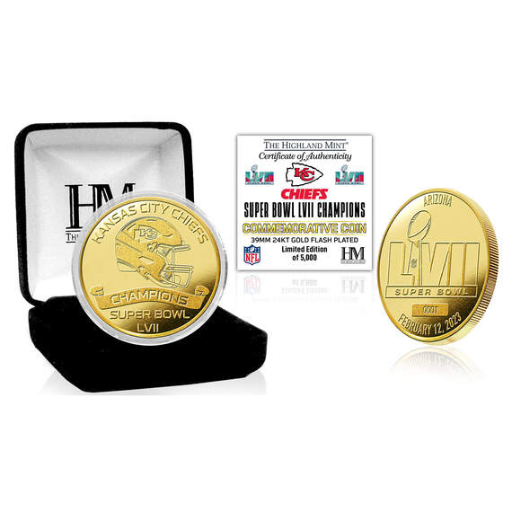Kansas City Chiefs Super Bowl LVII Champions Gold Mint Coin, , large image number 1