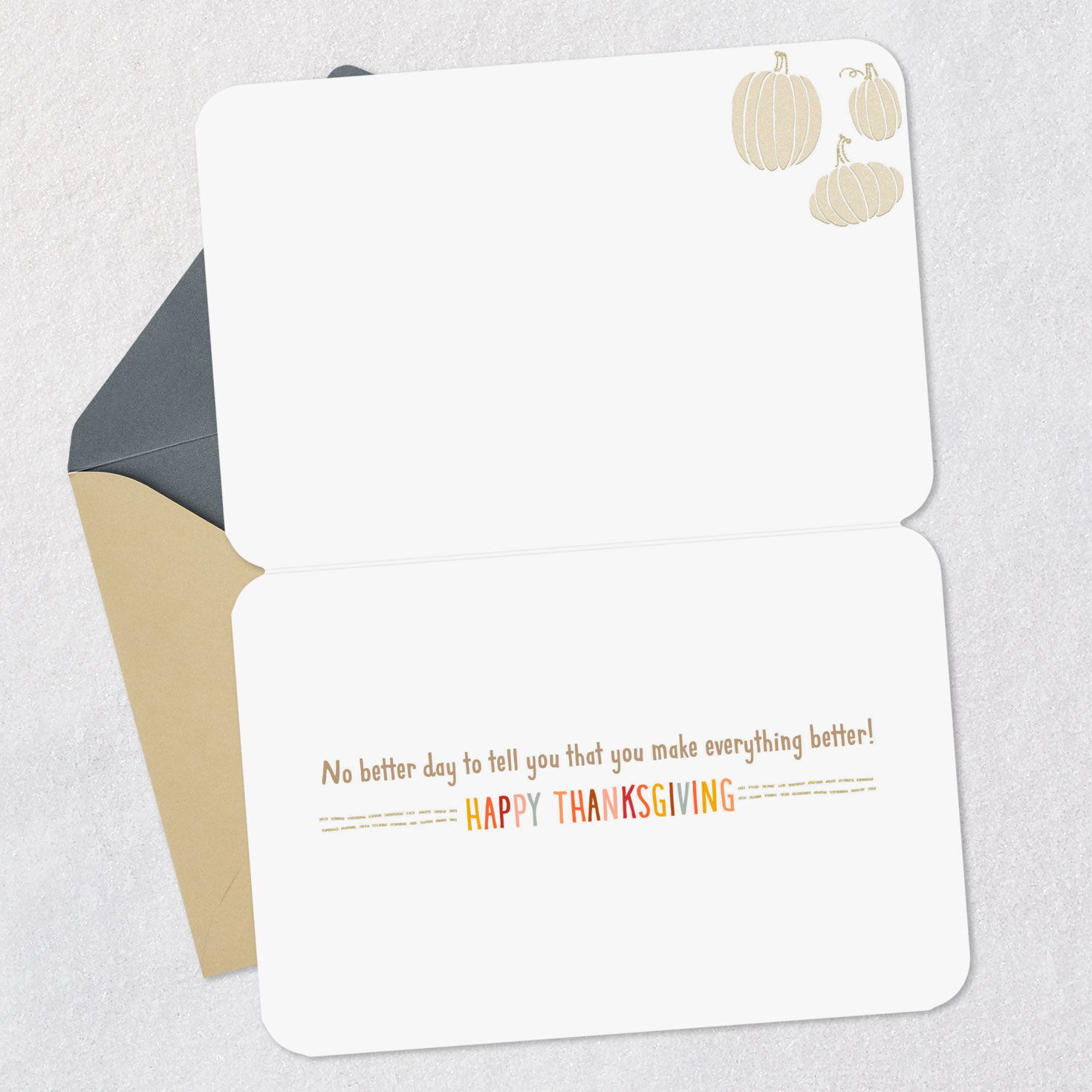You Make Everything Better Thanksgiving Card for only USD 2.99 | Hallmark