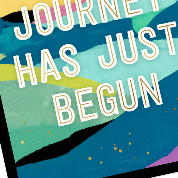 Your Journey Has Just Begun Video Greeting Graduation Card, , large image number 4