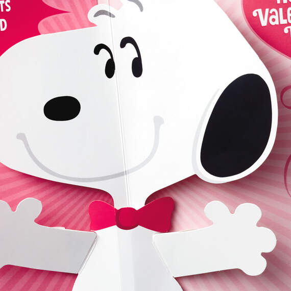 Peanuts® Snoopy Hug Musical Pop-Up Valentine's Day Card, , large image number 6