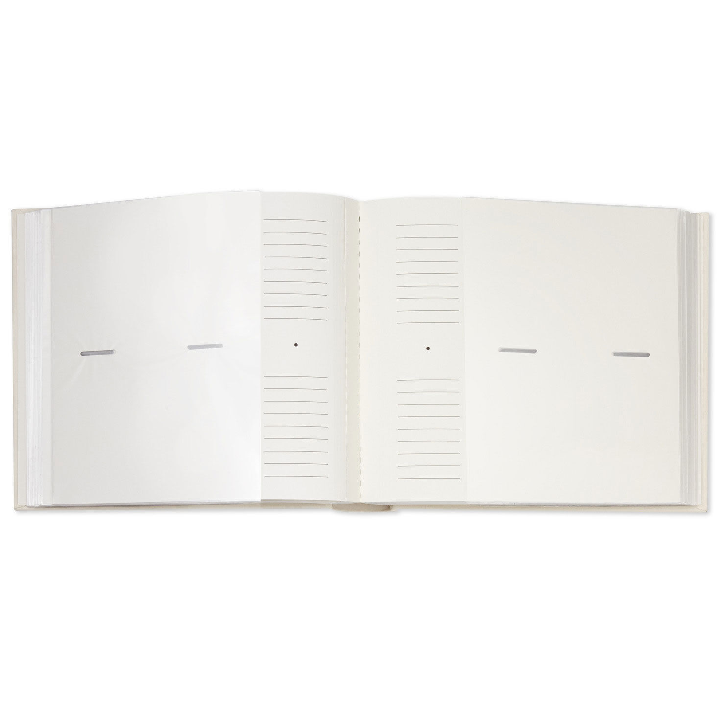 Cream and Gold 2-Up Wedding Photo Album inside spread image number 4