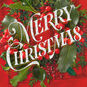 Wreath on Red Door Money Holder Christmas Cards Cover Detail image number 5